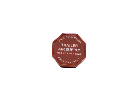 Trailer Air Supply Knob, Screw on Type Red Replacement for 298817